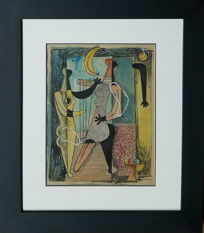 Mario CARRENO (1913-1999) with cert. (1 of 2)