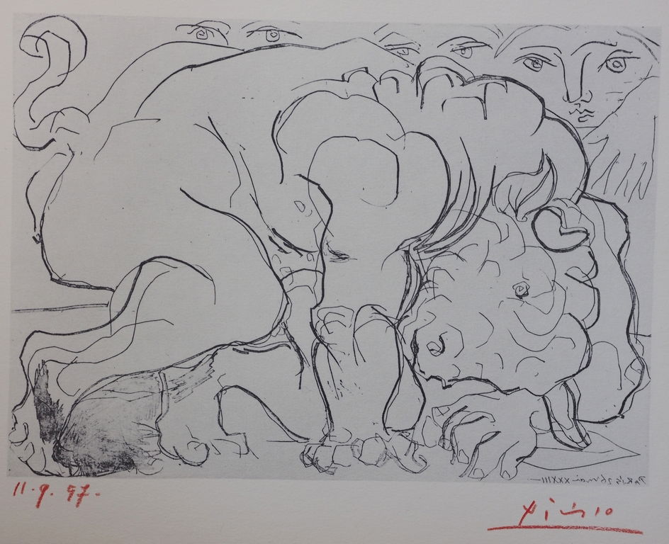 "SUITE VOLLARD" BY PABLO PICASSO SIGNED LITHOGRAPH (1 of 1)