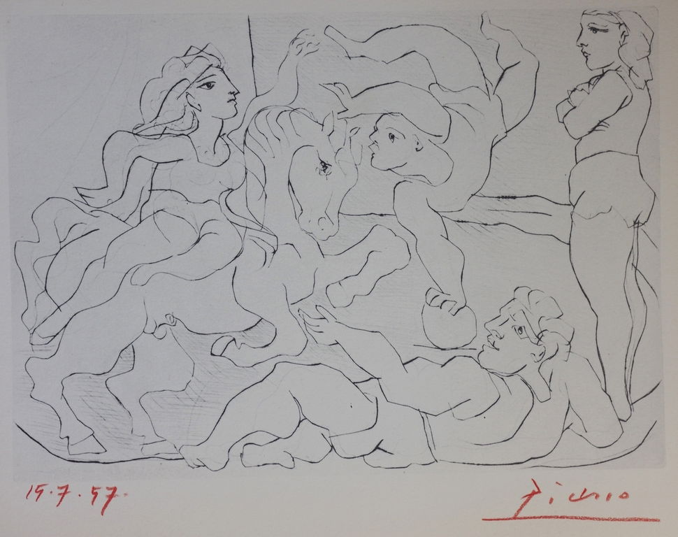 "SUITE VOLLARD" BY PABLO PICASSO SIGNED LITHOGRAPH (1 of 1)