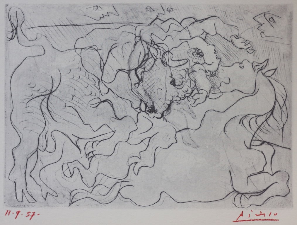 "SUITE VOLLARD" BY PABLO PICASSO SIGNED LITHOGRAPH (1 of 1)