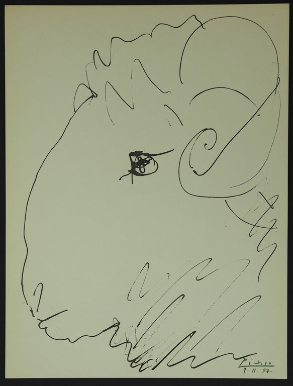 "TETE DE BOLIER" BY PABLO PICASSO (1 of 1)
