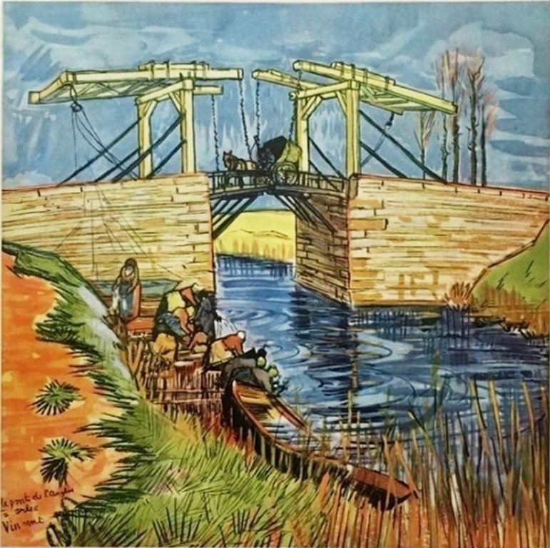 VINCENT VAN GOGH: COLOR PRINTS FROM 1910 IN EXCELLENT CONDITION 19" X 16.50"