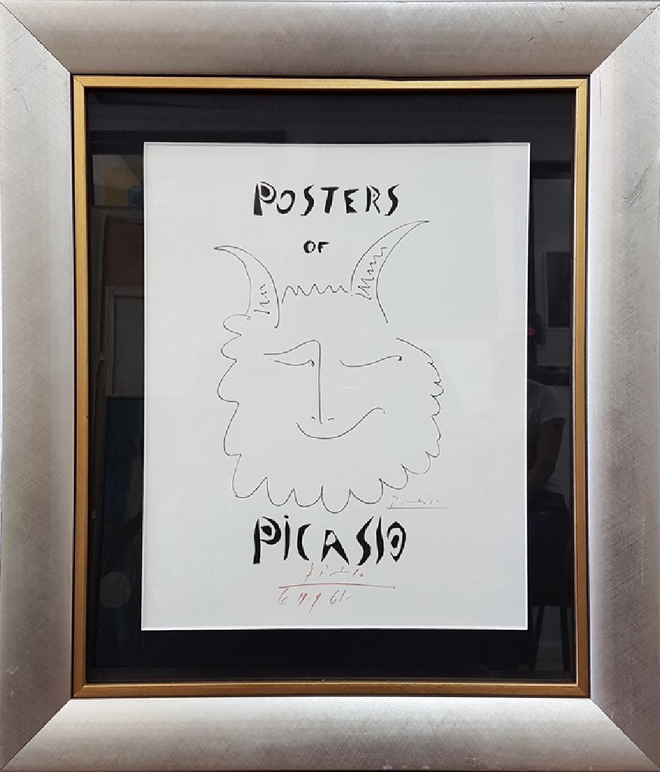 Pablo PICASSO SIGNED POSTER LITHOGRAPH (1 of 2)