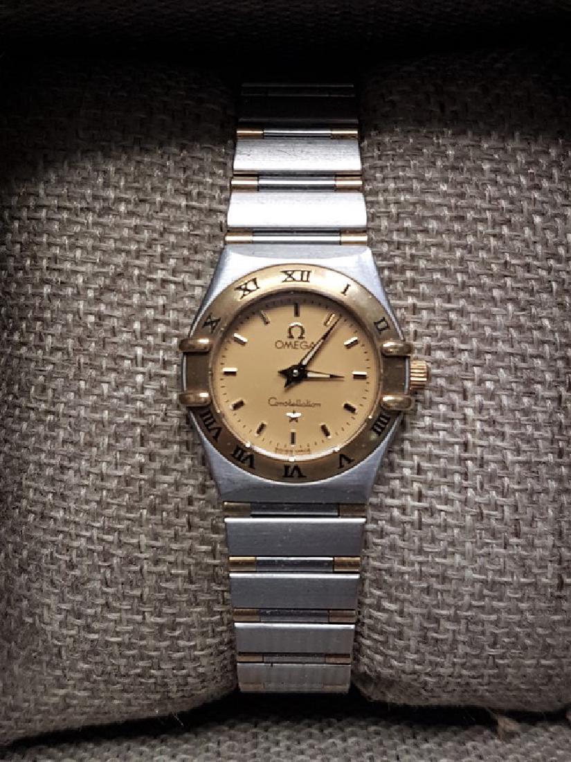 OMEGA CONSTELLATION TWO TONE LADIES WATCH (1 of 1)