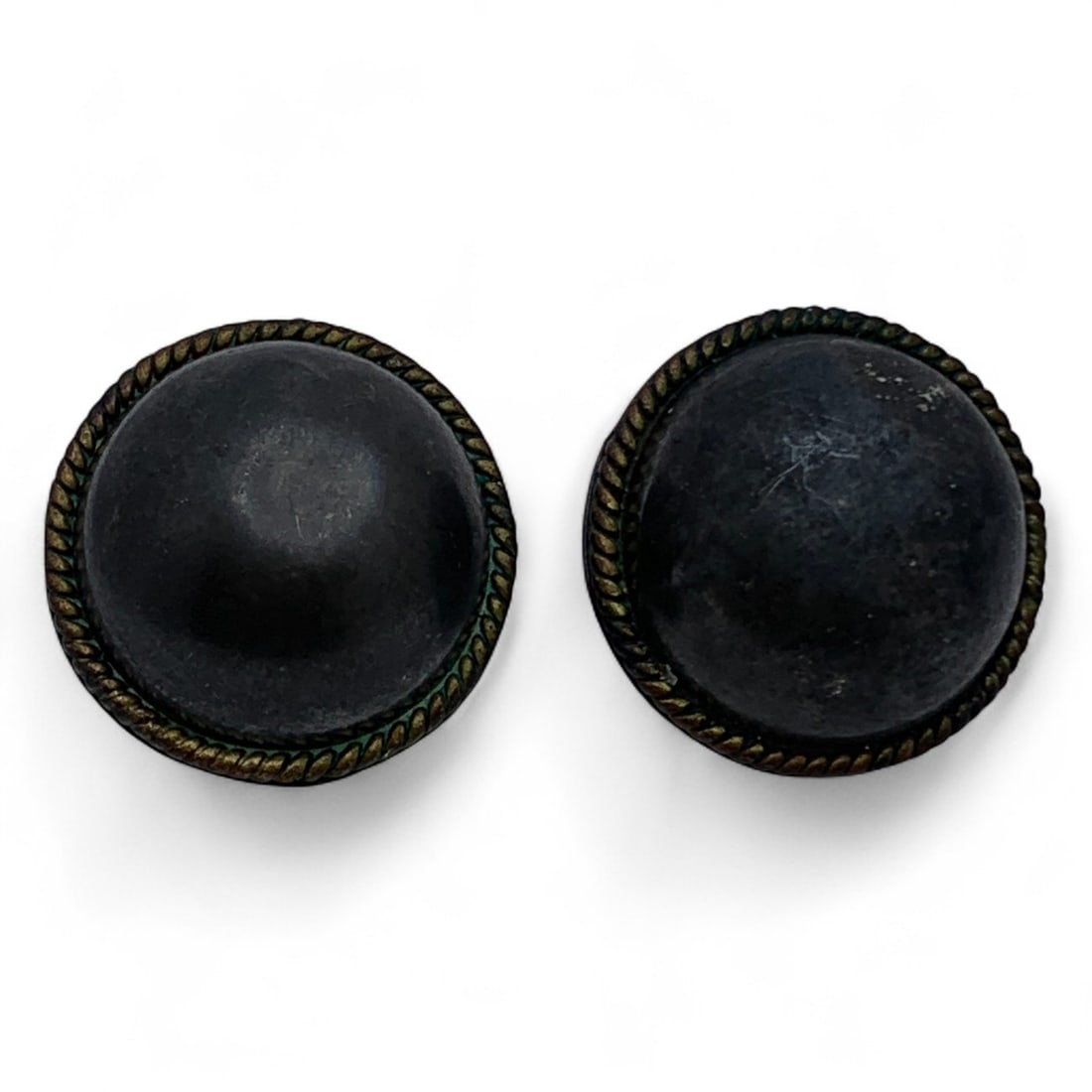 Mexico Sterling Silver Earrings: Marked 925 - 3/4" Long - 13.6 Grams
