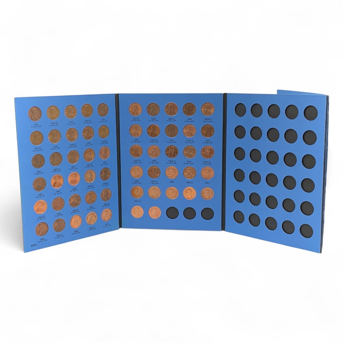 Complete Lincoln Cent Album, Starting 1975 (1 of 3)