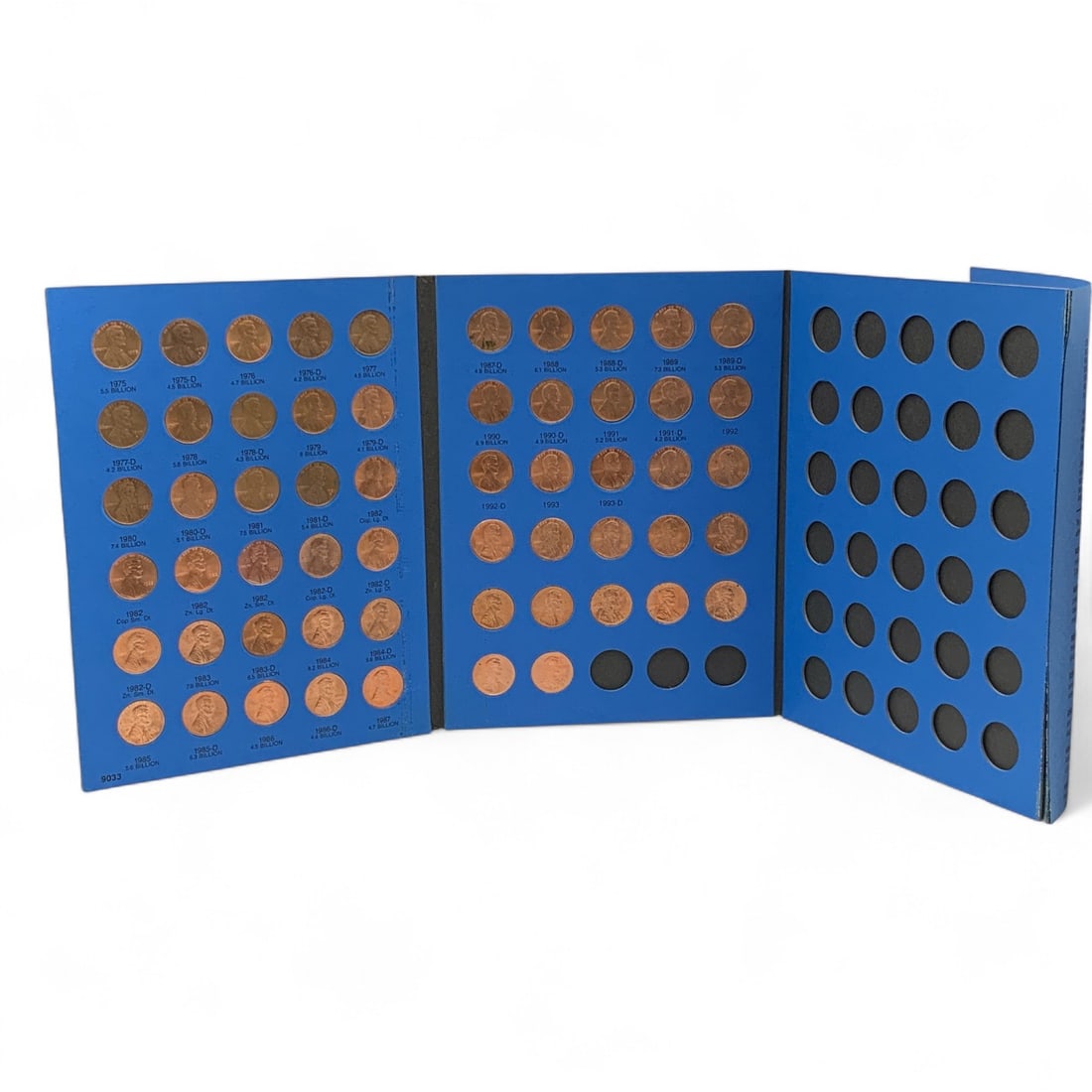 Complete Lincoln Cent Album, Starting 1975 (1 of 3)