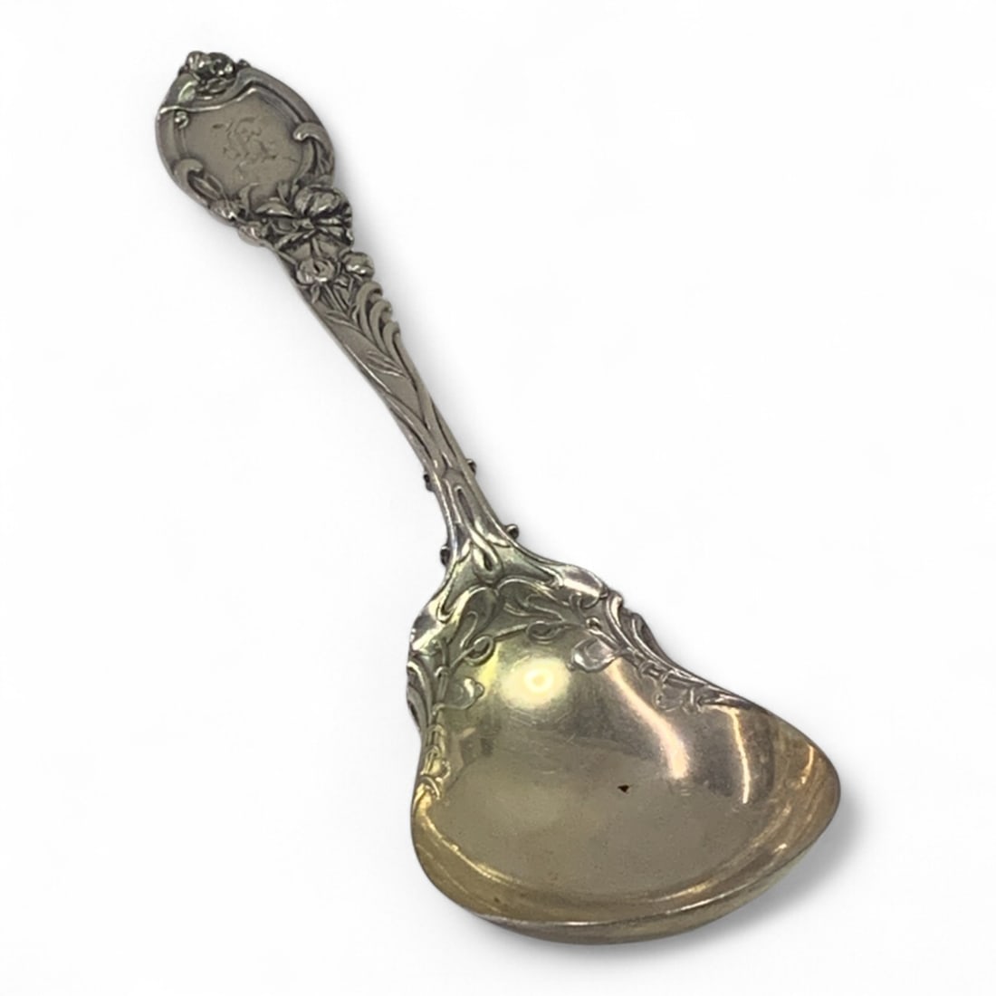 Sterling Silver Floral Serving Spoon (1 of 6)