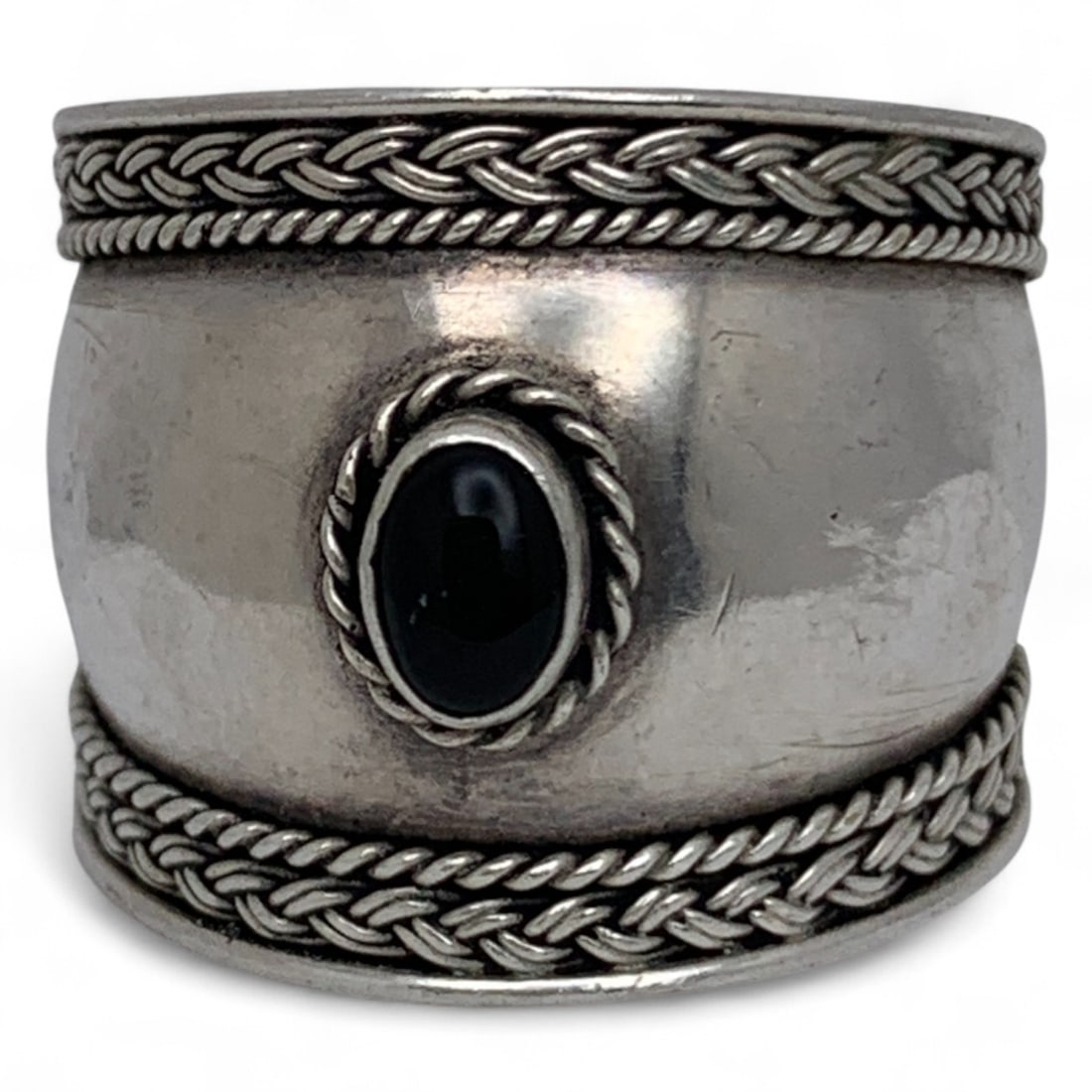 Sterling Silver & Purple Stone Ring (1 of 6)