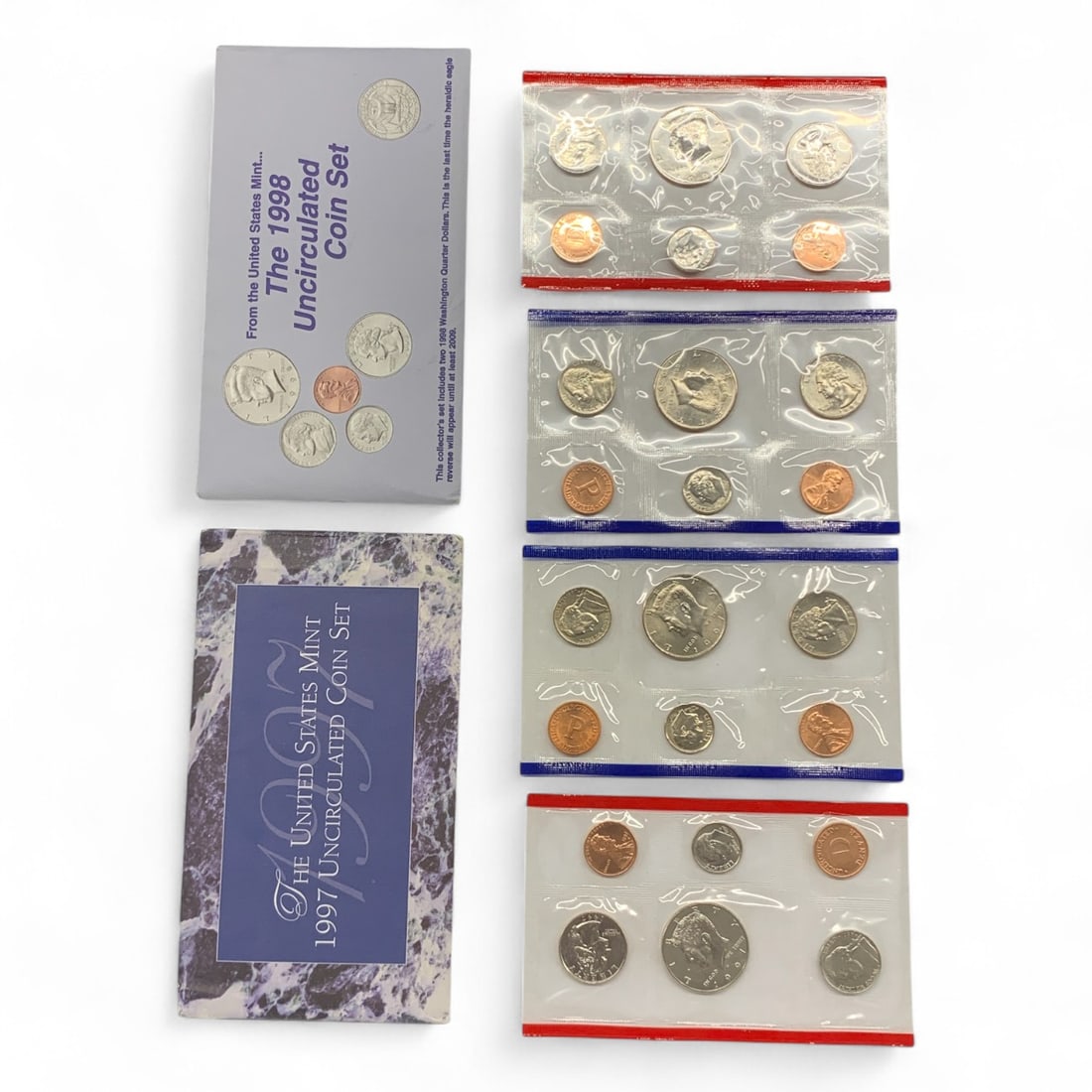 2 United State Uncirculated Coin Sets 1997 & 1998 (1 of 5)