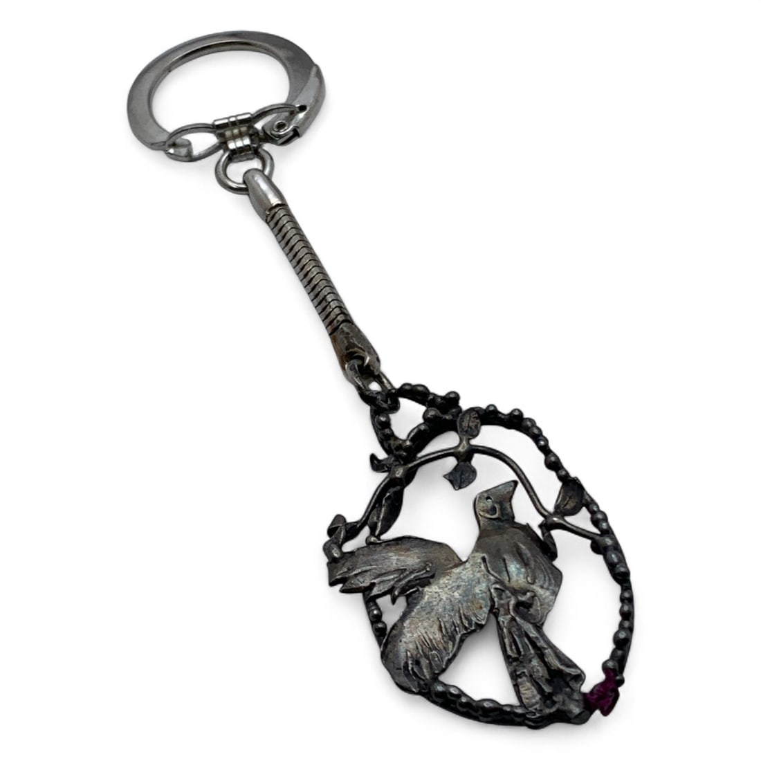 Silver Key Fob: Tests Silver - 4 3/8" Long - 8.4 Grams