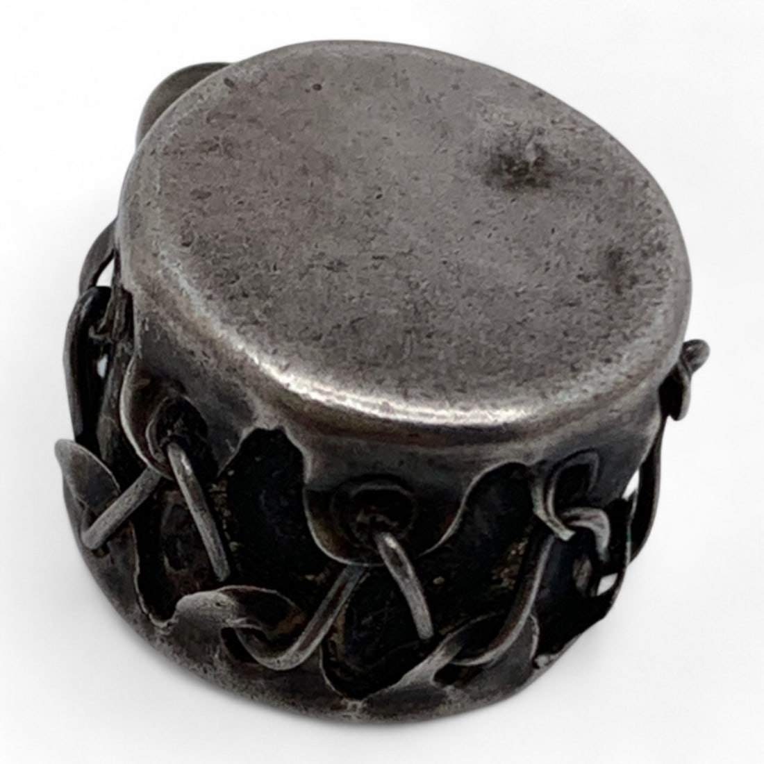 Silver Drum Charm (1 of 4)