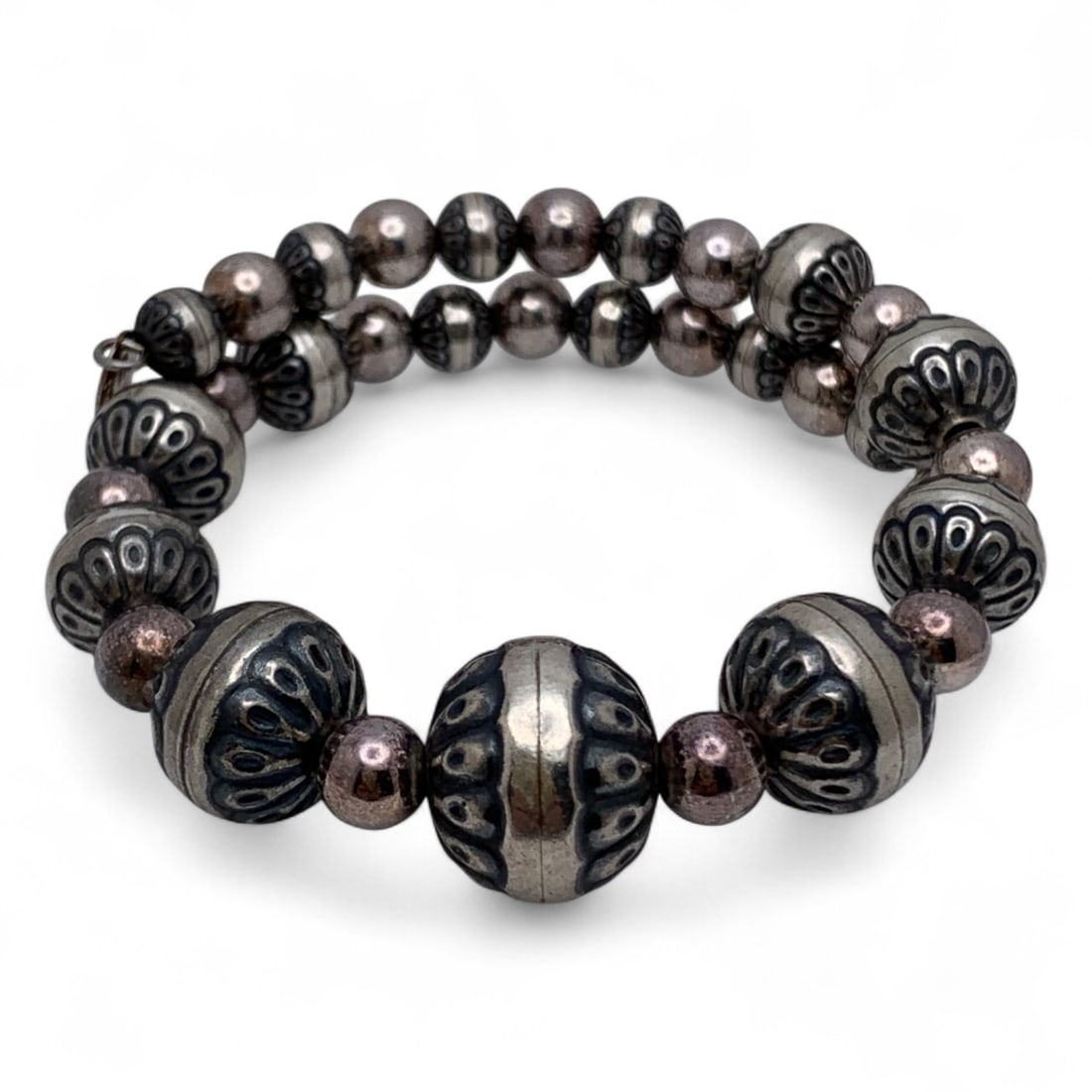 Sterling Silver Beaded Bracelet (1 of 5)