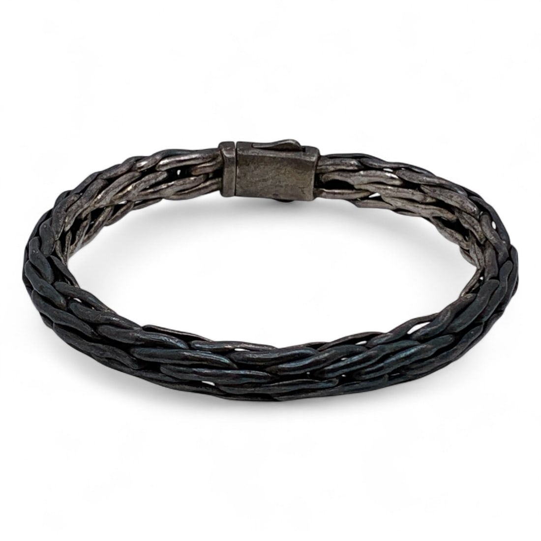 Sterling Silver Bracelet: Marked 925 - 8 1/2" Long - 54.9 Grams