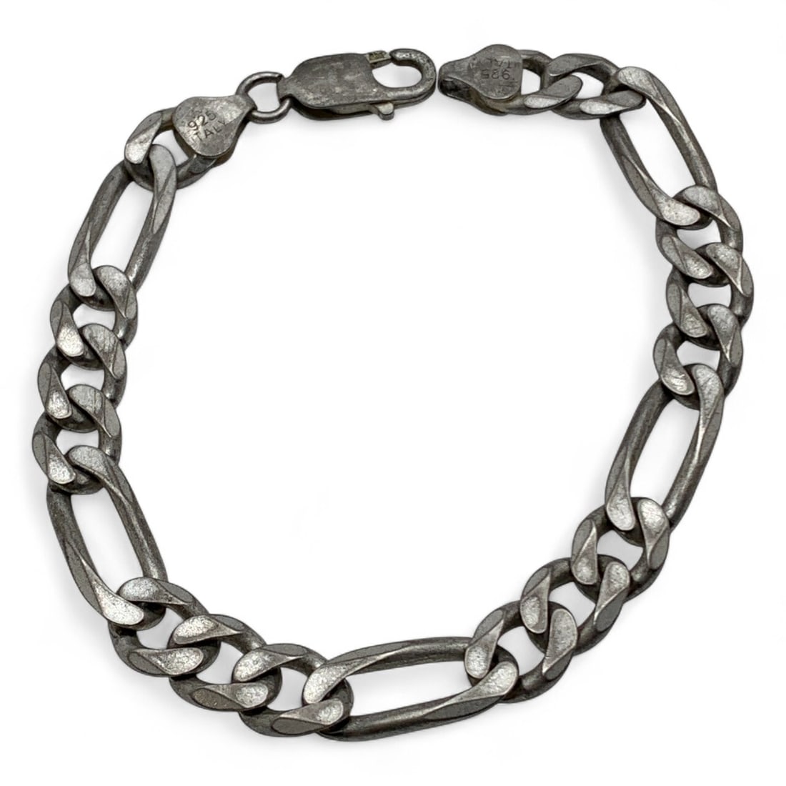 Sterling Silver Bracelet: Marked 925 - 7 7/8" Long - 17.8 Grams