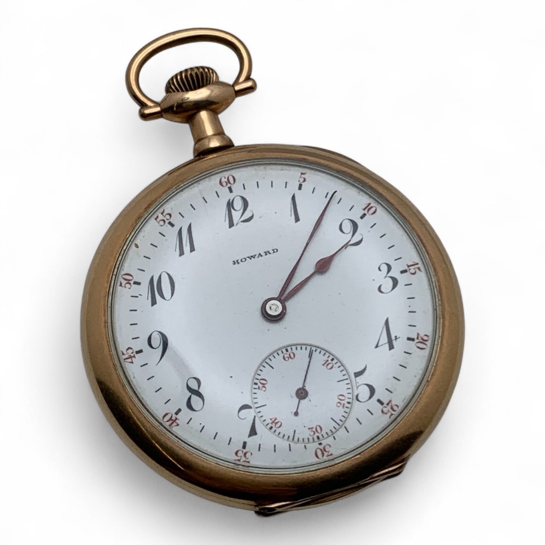 Howard Gold Filled 17 Jewels Pocket Watch (1 of 6)