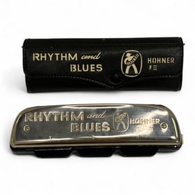 Hohner Rhythm And Blues Harmonica In Case