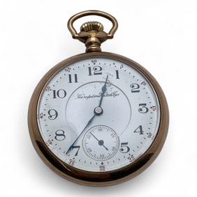 Hampden Gold Filled 15 Jewels Pocket Watch