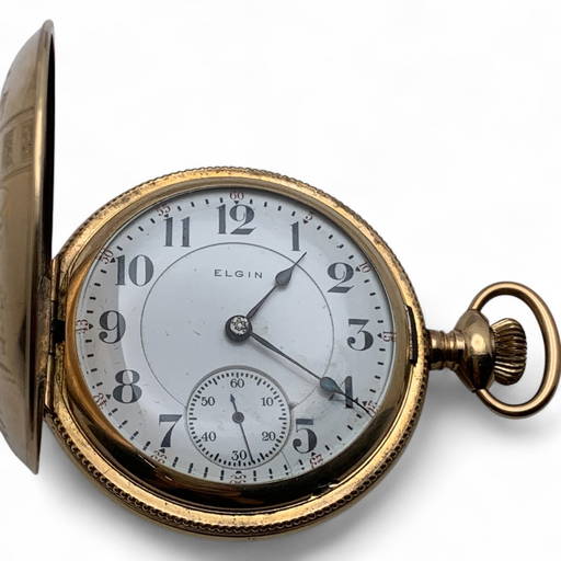 Antique Elgin National Watch 15 Jewels, Wadsworth Pilot Case