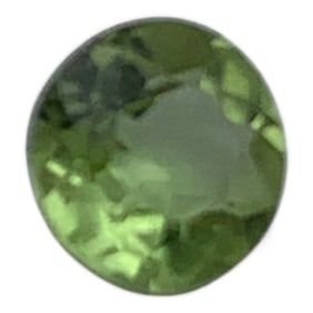 Faceted Green Citrine Gemstone