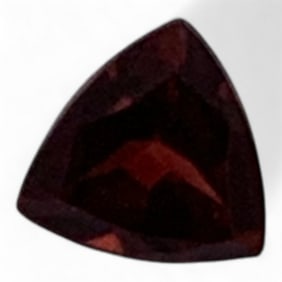 Faceted Red Garnet Gemstone