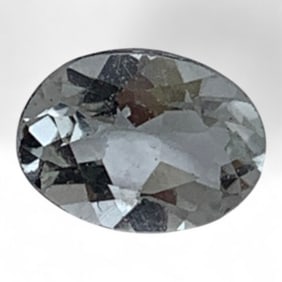 Faceted Clear Topaz Gemstone