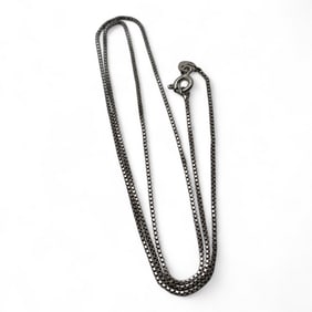 Sterling Silver Box Chain Necklace