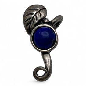 Sterling Silver & Blue Stone Pendant