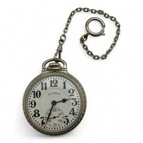 Illinois 14k Gold Filled Pocket Watch
