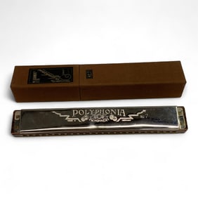 M. Hohner Poly Phonia No. 7 Harmonica In Case
