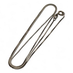 Sterling Silver Box Chain Necklace