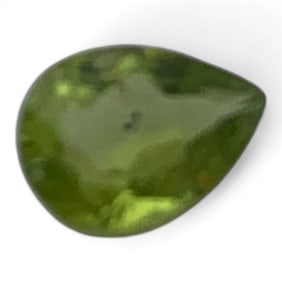 Faceted Green Tourmaline Gemstone