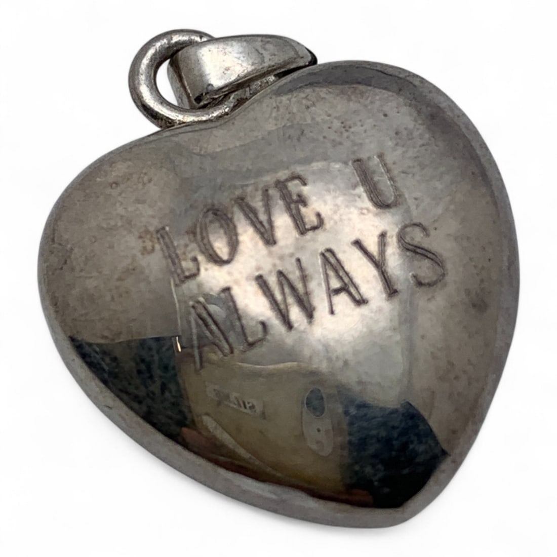 Sterling Silver Heart Pendant Locket (1 of 5)