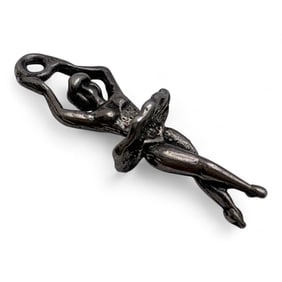 Silver Ballerina Charm