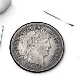 1899 Silver Barber Dime