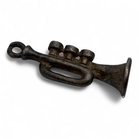 Silver Trumpet Charm