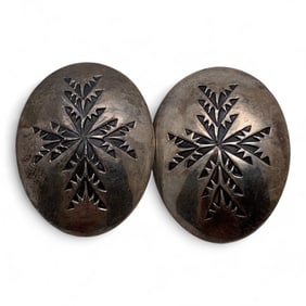 Pair Of Sterling Silver Earrings