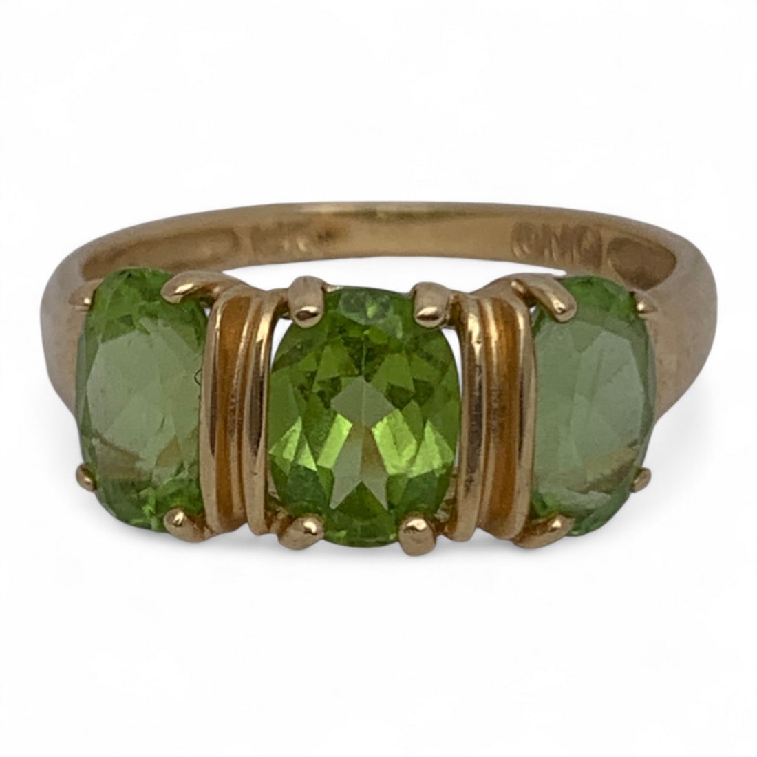 14k Yellow Gold & Green Citrine Ring (1 of 7)