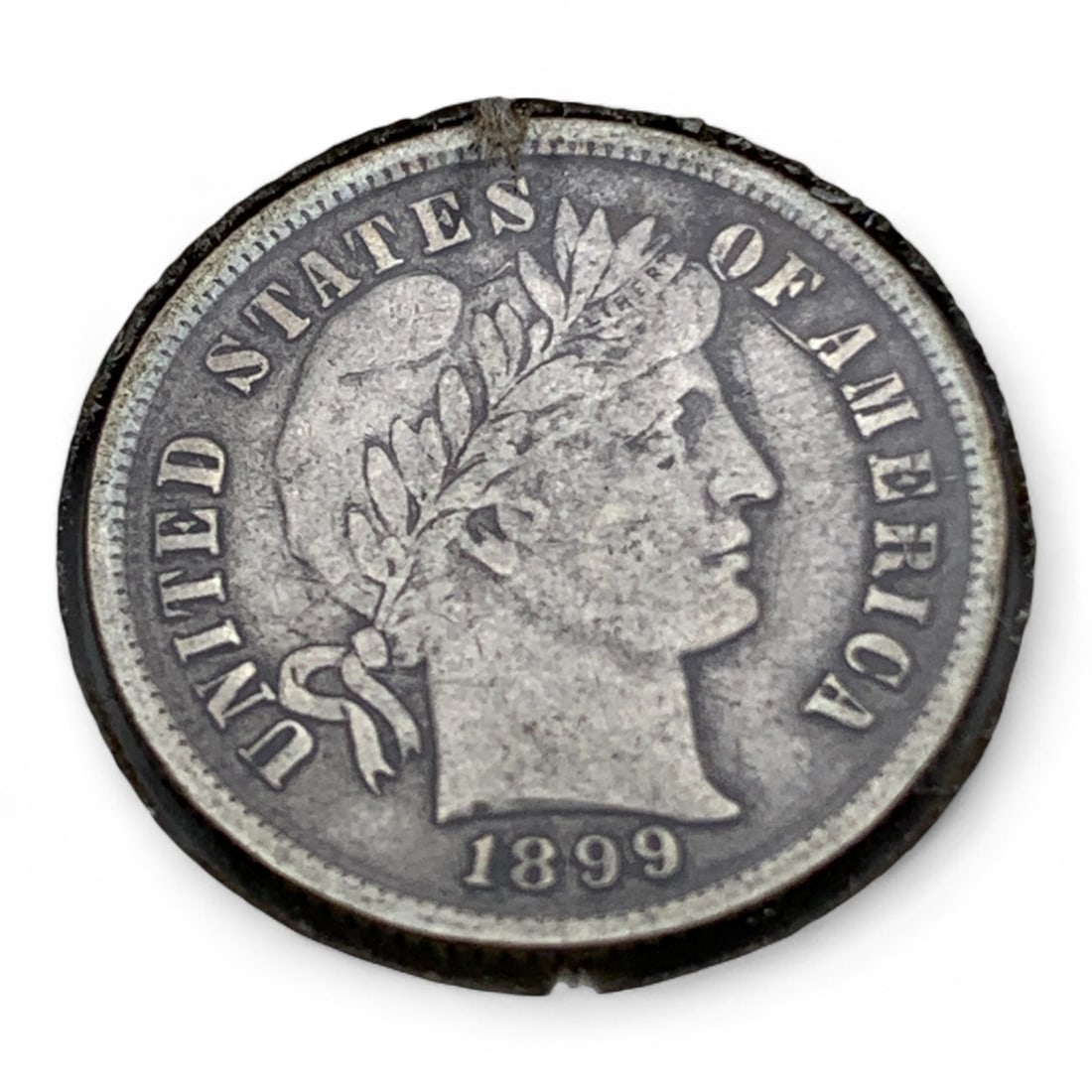 1899 Silver Barber Dime (1 of 2)