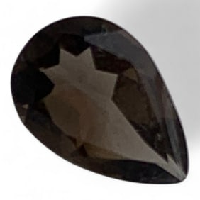 Faceted Brown Quartz Gemstone