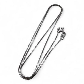 Sterling Silver Box Chain Necklace