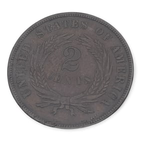 1867 Shield 2 Cent Piece