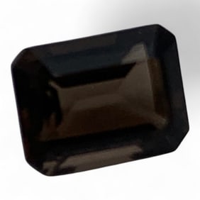 Faceted Brown Quartz Gemstone