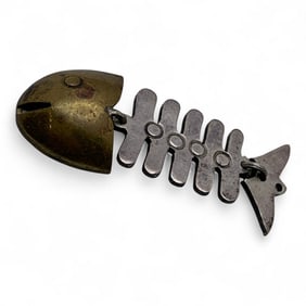 Mexico Sterling Silver Fish Pendant