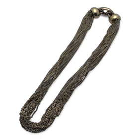 Silver Multi Strand Necklace