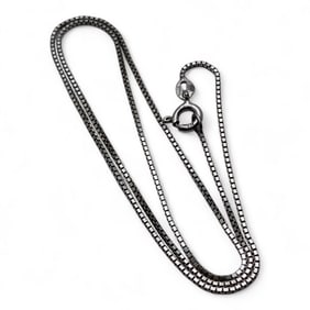Sterling Silver Box Chain Necklace