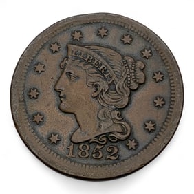 1852 Braided Hair Liberty Head Large Cent