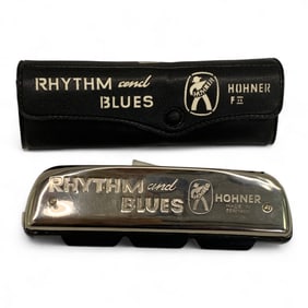 Hohner Rhythm And Blues Harmonica In Case