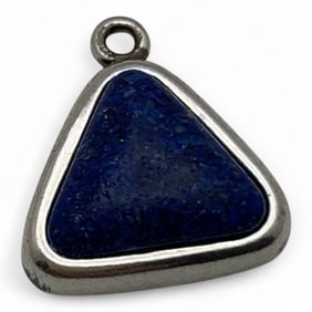 Sterling Silver & Blue Stone Pendant