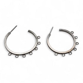 Pair Of Sterling Silver Earrings